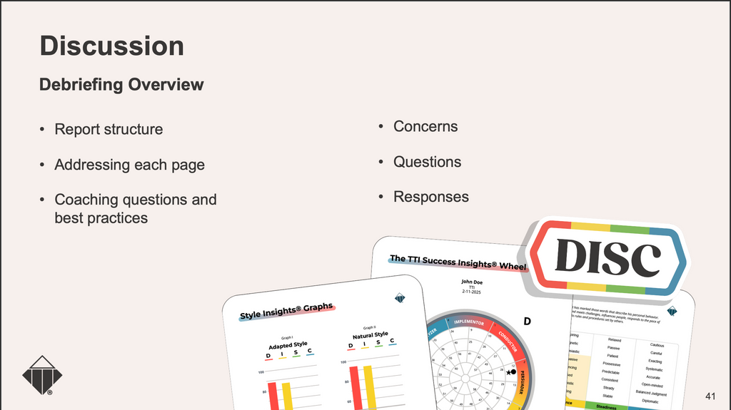 DISC (Behaviors) Training - Facilitation Pack