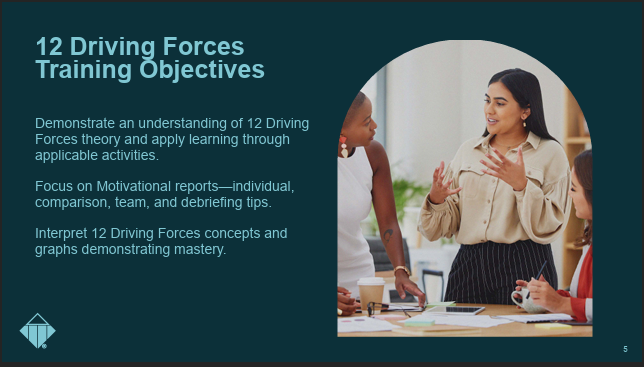 12 Driving Forces Training - Facilitation Pack