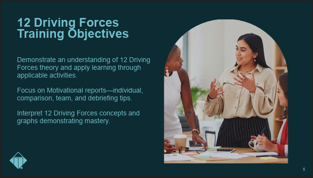 12 Driving Forces Training - Facilitation Pack